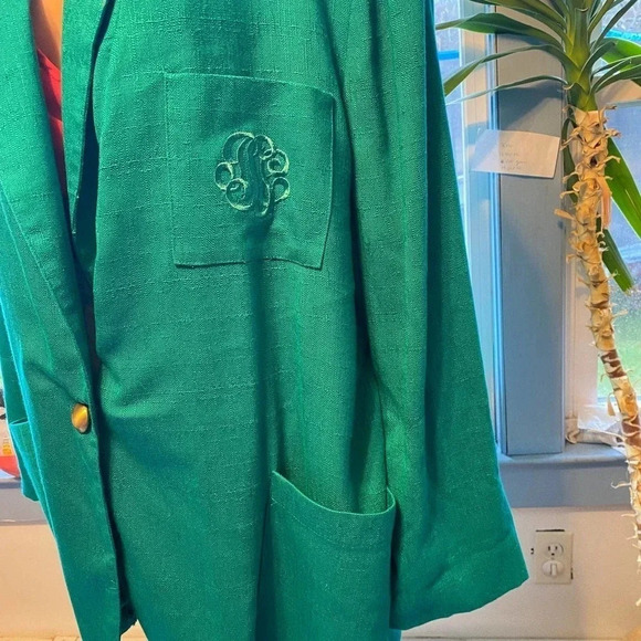 Vintage Danielle B 3 Pockets 1 Button Blazer Women Size 2X - Picture 5 of 5